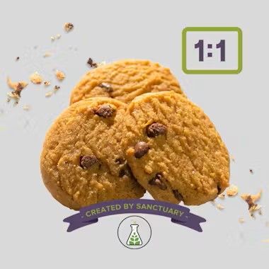 Chocolate Chip Cookies l Ratio  1:1 THC/CBD l 100mg (100mg THC/ 100mg CBD)10pk - 