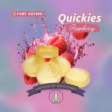 Raspberry Chews  Quickies  60mg 6pk - 