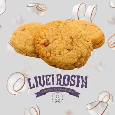 Toasted Coconut Cookies l Live Rosin Sauz l 100mg 10pk - 