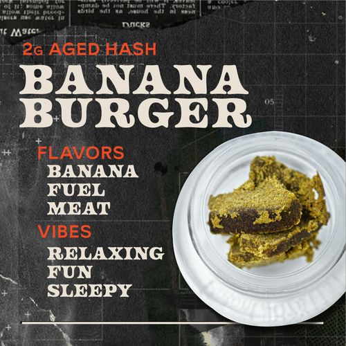 Banana Burger 2g Aged Hash - 
