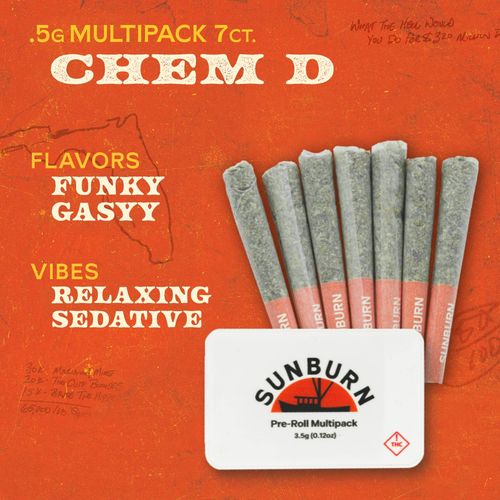 Chem D 7ct Pre Rolls Hybrid - 